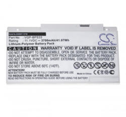 VHBW Akkumulátor Sony Vaio VGP-BPS33, 3700 mAh (800110738)