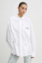 Fiorucci pamut ing női, galléros, fehér, relaxed, U01FMTLO230CO02WH01 - fehér S