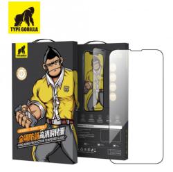 Type Gorilla iPhone 16 Pro Type Gorilla Dustproof Prémium minőségű üvegfólia (fekete)