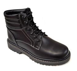 GKR Ciucaleti Bocanci barbati din piele naturala, imblaniti, model negru, Army Legion - GKR75NBOX (GKR75NBOX)