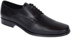 NIC-MAR Pantofi barbati eleganti din piele naturala, Negru NIC02NSIR (NIC02NSIR)