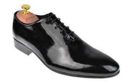 Ellion Marimea 39 Pantofi barbati eleganti din piele naturala GKR 024 Negru Lac (024CEURI)