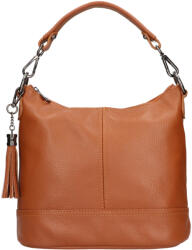 Italia Női bőr kézitáska Italia Silla - konyak
