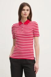 Tommy Hilfiger poló női, WW0WW43225 - piros S - answear - 22 990 Ft