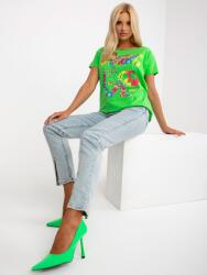  Bluza dama cu imprimeu verde