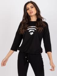  Bluza dama cu imprimeu negru - divashop - 89,00 RON