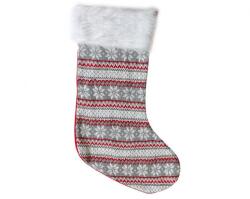 Hópehely Snow Flakes karácsonyi kandalló zokni, csizma 55, 5 cm