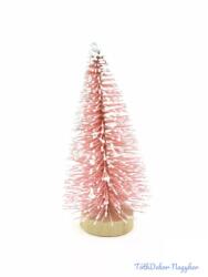Tóth-Dekor Talpas fenyőfa, 10 cm, Púder színű