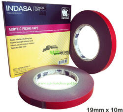 Indasa Bandă adezivă dublu față Indasa Acrylic (19 mm x 10 m) (IN_419)