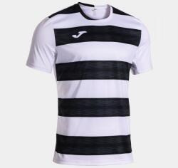 Joma EUROPA VI SHORT SLEEVE T-SHIRT dressz / póló fehér fekete S