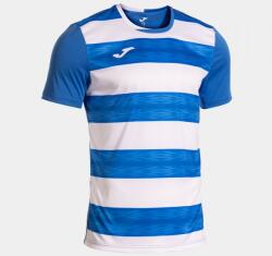 Joma EUROPA VI SHORT SLEEVE T-SHIRT dressz / póló azúrkék fehér M