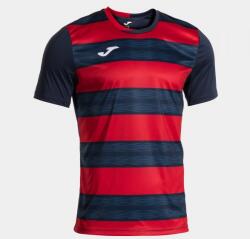 Joma Europa Vi Short Sleeve T-shirt Dark Navy Red Xs