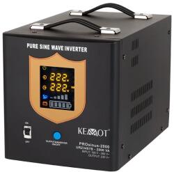 Kemot Tartalék tápegység KEMOT PROsinus-2000 12V 230V 2000VA/1200W fekete