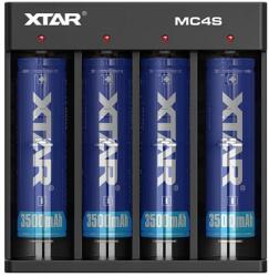 XTAR Akkumulátortöltő 4 x Li-ion 3, 6 V/3, 7 V XTAR MC4S