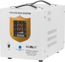 Kemot Tartalék tápegység PROsinus-2000 24V 230V 2000VA/1400W KEMOT fehér
