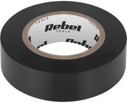 Rebel Elektromos szalag REBEL (0, 13 mm x 19 mm x 10 yard) fekete
