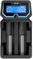 XTAR Intelligens töltő XTAR X2 univerzális mikro USB-vel