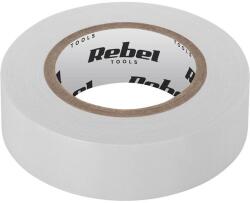 Rebel TOOLS REBEL szigetelőszalag (0, 13 mm x 19 mm x 9, 15 m) fehér
