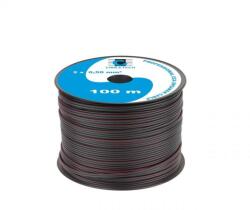 Cabletech Hangszórókábel 2 x 0, 50 mm CCA fekete (100 m)