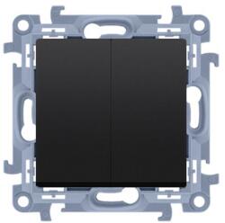 KONTAKT-SIMON Kapcsoló Simon 10 No. 5 LED háttérvilágítás. modul fekete matt