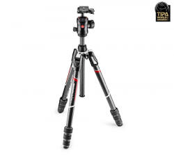 Manfrotto Befree GT Karbon tekerős lábzár+gömbfej Sony Alpha kamerához