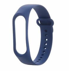 Gigapack Xiaomi Mi Band 3/4 Szilikon pótszíj, sötétkék (138840) (GP-138840)
