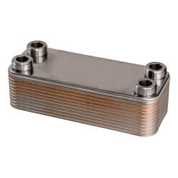 FixTrend ZB190-20 forrasztott lemezes hőcserélő, 20 lemezes, L=190mm, 4x3/4" (17B1902009)