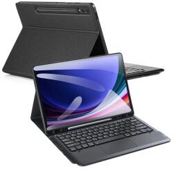 Dux Ducis GP-162928 Galaxy Tab S10 Plus LTE (SM-X826B) / WIFI (SM-X820) fekete bőr hatású billentyűzetes tok (GP-162928)