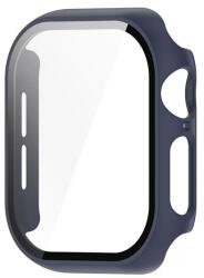 GIGAPACK Apple Watch Series 10 42mm műanyag keret (bumper, ütésállóság + kijelzővédő üveg) sötétkék (GP-162695)
