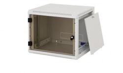 KELine Faliszekrény 12U 600x595mm mély 19" Mély levehető és zárható oldalfalakkal