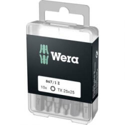 Wera 867/1 Z DIY SiS (05072409001) Torx bit T 25 Szerszámacél Ötvözött, Kemény edzett D 6.3 10 db