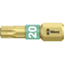Wera Gyémántbevonatos ötvözött szerszámacél Torx BIT, T 20 867/1 BDC TX20X25 05066104001 (05 066104 001)