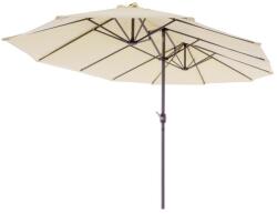 Garthen Umbrelă de soare mare XXL 4, 65 m - crem (GM35137)