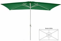 Garthen Umbrelă dreptunghiular 2x3 m - verde (GM35085)