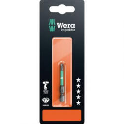 Wera Gyémántbevonatos ötvözött szerszámacél Impaktor Torx BIT, T 25 867/4 IMP DC SB SiS (05073965001)