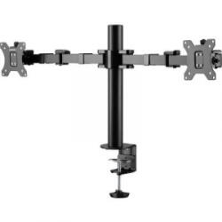 SpeaKa Professional SP-MM-220 2 részes Monitor tartó 43, 2 cm (17) - 81, 3 cm (32) Fekete Állítható magasságú, Dönthető + forgatható,