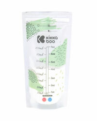 Kikkaboo anyatejtároló tasak Lactty hőmérővel 200ml 50db - babycenter-online