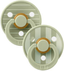 BIBS játszócumi - Studio PIN Colour natúr kaucsuk 6-18 hó zsálya mix 2 db - babycenter-online