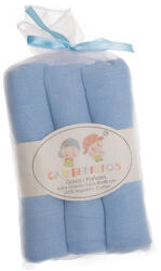 Gamberritos - textilpelenka - 80x80cm 3db kék 9679 - babycenter-online