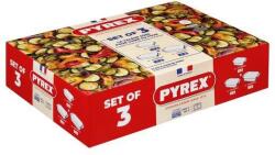 Pyrex Sütőtál készlet, 3 db, 2 l + 3 l + 4 l