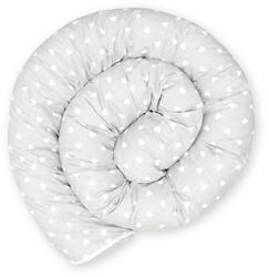 Scamp rácsvédő hengerpárna 180cm Little Heart White Grey BRVE011 180CM - babycenter-online