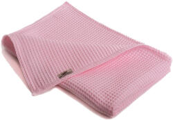 Vaganza takaró pamut Waffle 100x140cm rózsaszín - babycenter-online