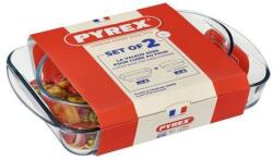 Pyrex Sütőtál készlet, 2 db, 2, 7 l + 2, 2 l