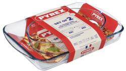 Pyrex Sütőtál készlet, 2 db, 3, 7 l + 2, 2 l