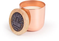 Paddywax FOUNDRY BERGAMONT & MAHOGANY lumânare parfumată de cupru în ambalaj metalic (12 oz / 340 g),