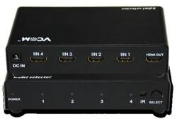 VCOM Селектор VCom DD434, 4x HDMI входа към 1x HDMI изход (DD434)