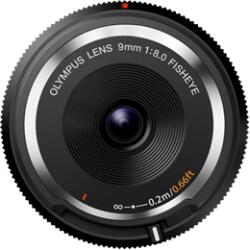 Olympus vázsapka-objektív, 9mm f/8.0 halszem objektív (fekete) (OMSNHO072) - bluechip