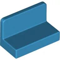 LEGO® 4865bc153 - LEGO sötét azúr fal lekerekített sarkokkal 1 x 2 x 1 méretű (4865bc153)