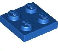 LEGO® 3022c7 - LEGO kék lap 2 x 2 méretű (3022c7)