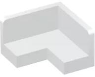 LEGO® 91501c1 - LEGO fehér panel sarok 2 x 2 x 1 méretű (91501c1)